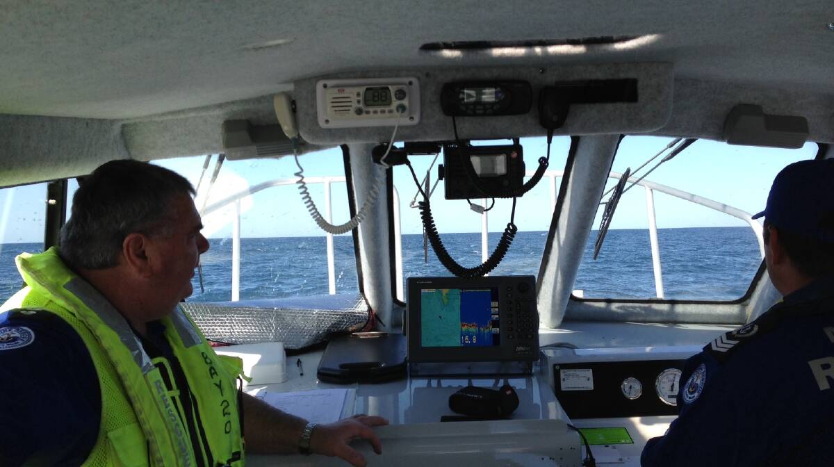File photo of Batemans Bay Marine Rescue unit commander Mick Syrek .