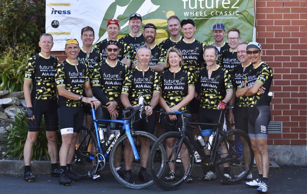 BIG EFFORT: Sixteen riders trekked more than 750 kilometres during the Future2 Wheel Classic. They raised more than $100,000 for charity.