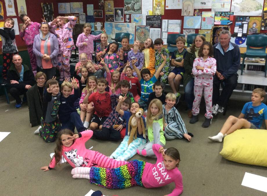 Sleepout: Lumen Christi primary children enjoy a rough night's sleep at school to learn about and raise awareness for homelessness in the Bega Valley.