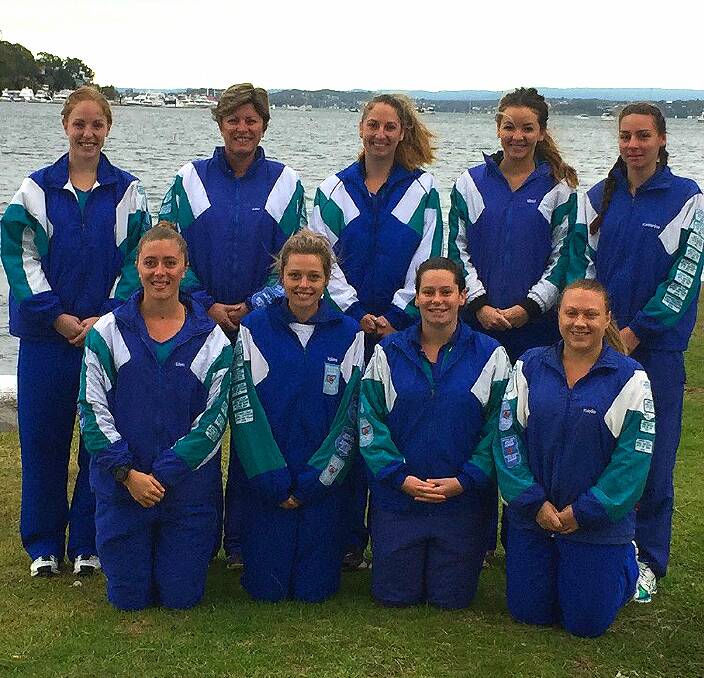 Top ten: The Sapphire Coast Open Women's netball team which finished seventh in the State Championships over the long weekend. 