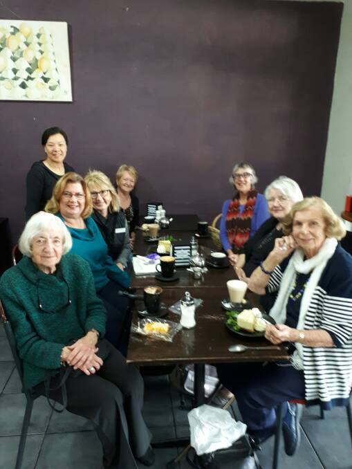 All women welcome: Norma Macgregor, Bev Walker, Anne Comery, Jenny Ellis, S2 owner Michelle Ho, Beryl Kelly, Anne Buljan and Margaret Sheaves at the recent VIEW Club outing.