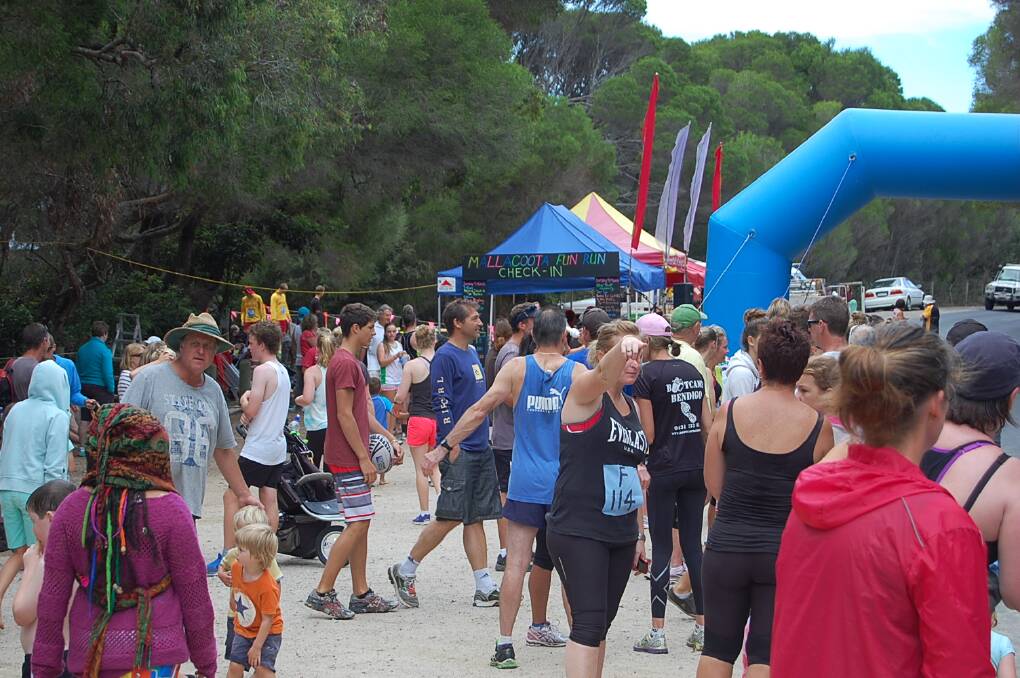 All the action and fun of the 2014 Mallacoota Fun Run.