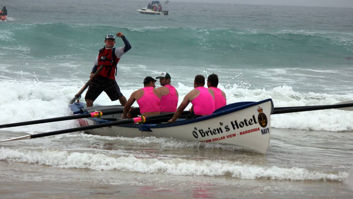 Action from day six of the George Bass Marathon as it headed in to Pambula Beach. 