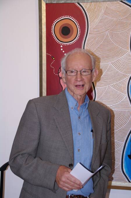 John Reid of the ANU launched the exhibition.