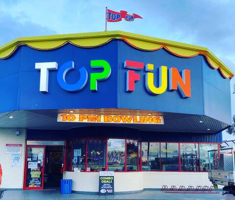 Top Fun welcomes vaccinated patrons to the amusement venue in Merimbula. Photo supplied