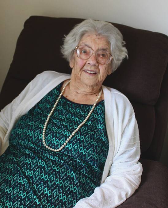 HAPPY BIRTHDAY: Imlay House resident Marian Simpson celebrates her 106th birthday last week. Photo: Amandine Ahrens