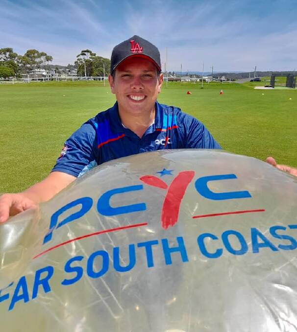  Junior Activities Officer for PCYC Far South Coast, Dre Wicks in his element. Photo: PCYC Far South Coast