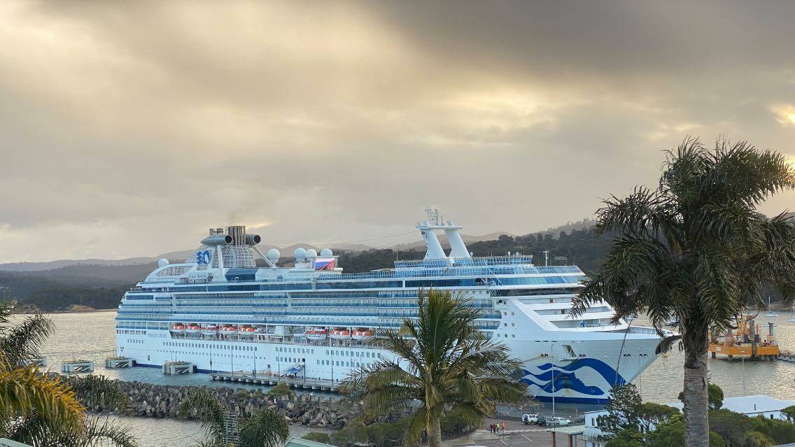 The Coral Princess returns to Eden on the South Coast, for their second visit to the town after a two year hiatus. Photo supplied. 