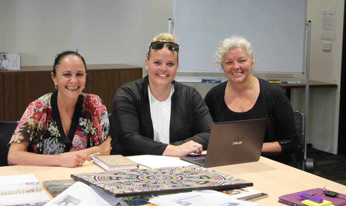  Aboriginal Education Consultative Group president Meaghan Holt, Twofold Aboriginal Corporation Care program manager Alison Simpson and Curriculum and Aboriginal Education consultant Noeleen Lumby prepared to roll-out the Learning with Knowledge program in 2018.