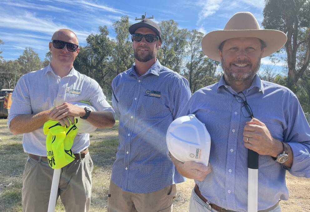 Meet the Edwards Constructions team - design manager Russell Dunn, site manager Daniel Marsh and managing director Sam Edwards. Picture by Amandine Ahrens