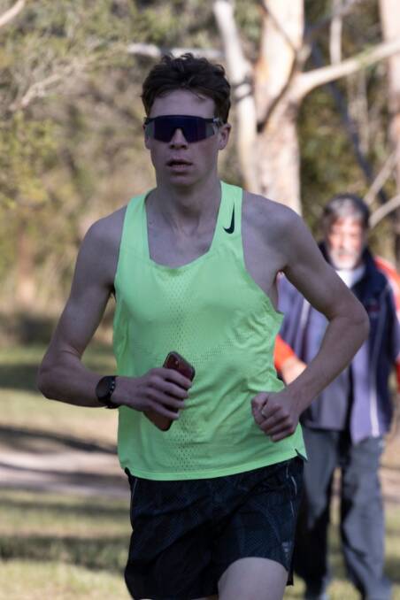 Lachlan Haining running. Picture from Kembla Joggers Facebook page