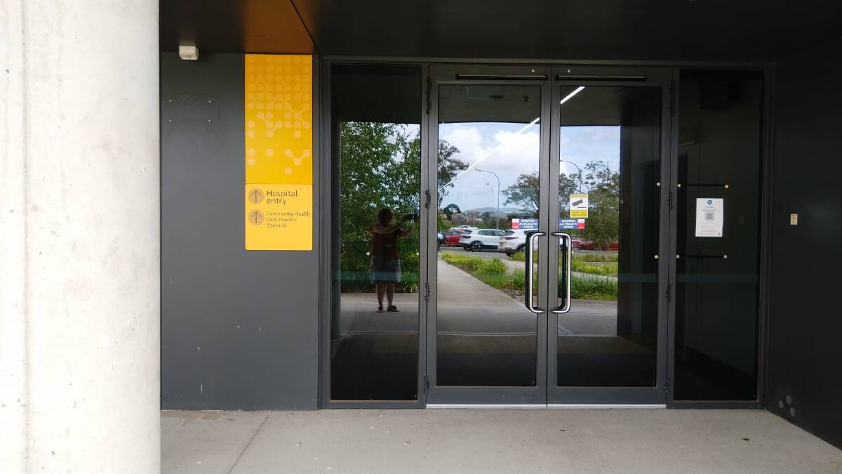 The entry to the new clinic location. Source: Southern NSW Local Health District 