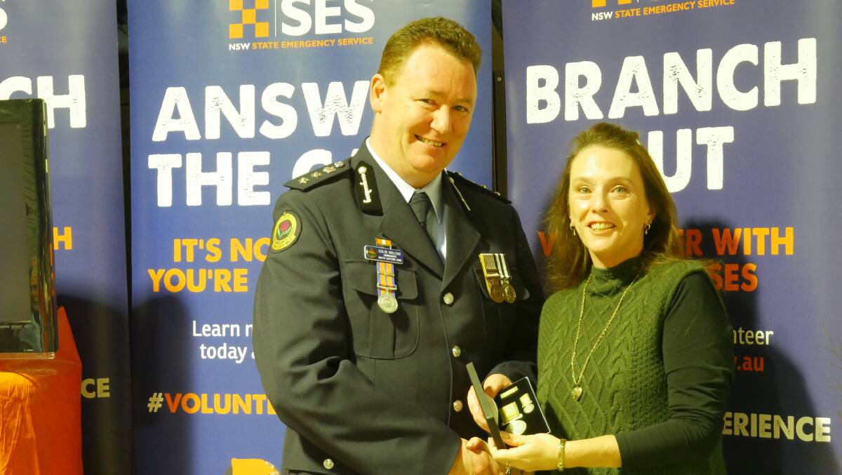 South Eastern zone commander and award recipient Kylie Robinson. Photo: Ellouise Bailey 