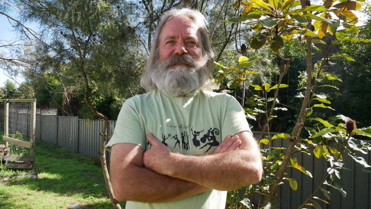Bega ecologist Hugh Pitty was responsible for leading the charge to zero waste at last year's Wanderer festival and Cobargo Folk Festival. File picture