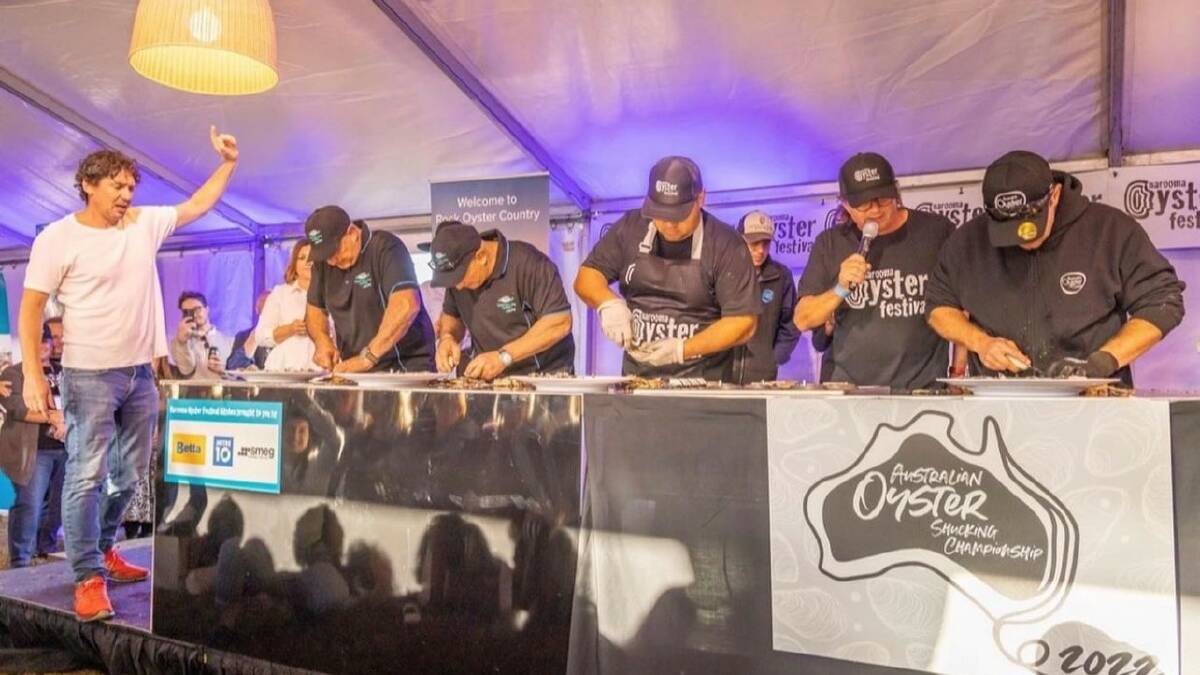 There is a reason why there is always such a close contest in the finals of Narooma Oyster Festival's shucking championships. Picture by AOC