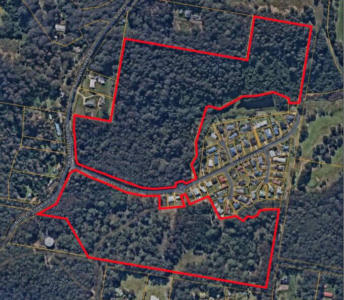 A development application has been lodged for 162 seniors independent living units at Lot 60, Nutleys Creek Road, Bermagui. Picture via Bega Valley Shire Council website