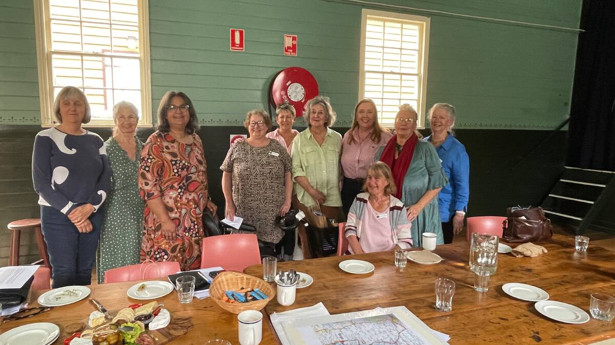 NSW Minister for Regional Transport and Roads Jenny Aitchison (third from right, standing) met the CBA Tilba branch on Thursday, February 15, to hear about their proposal for a comprehensive Far South Coast bus service. Picture by Marion Williams