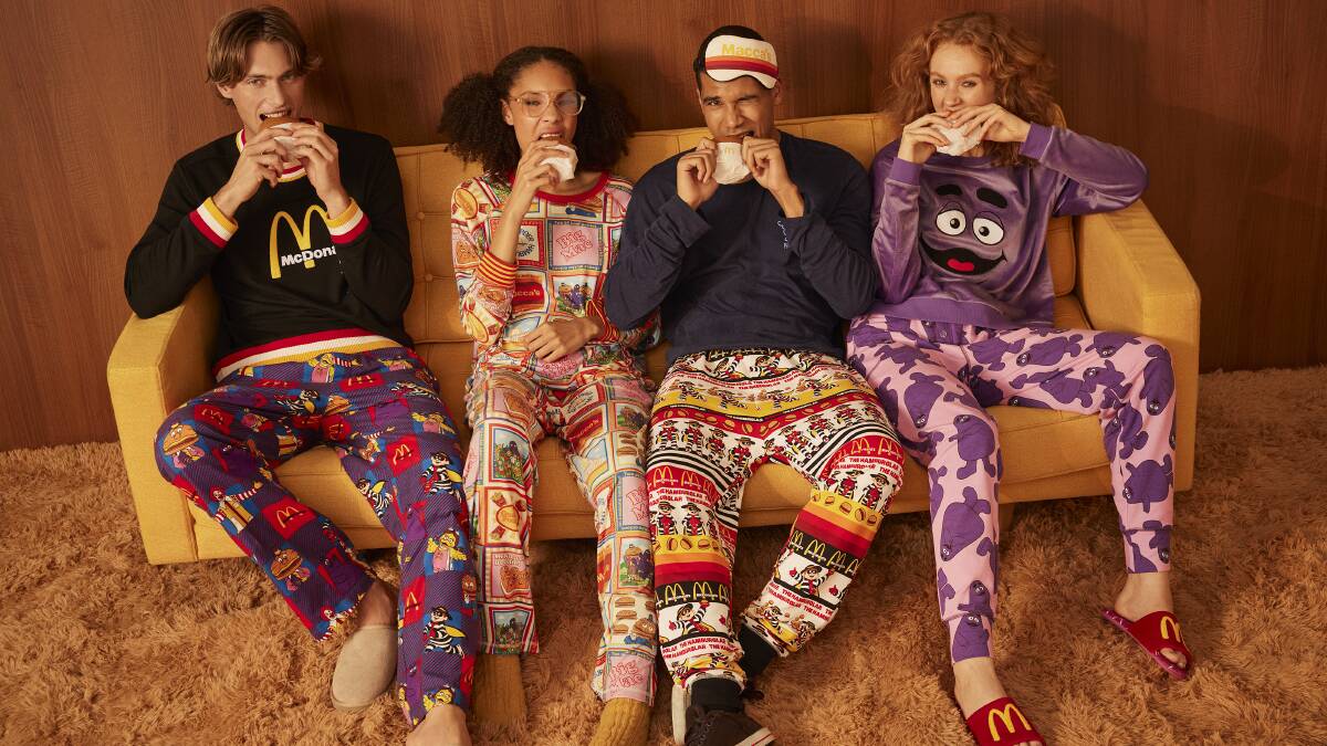 The Macca's pyjama collection includes 37 pieces. Picture supplied