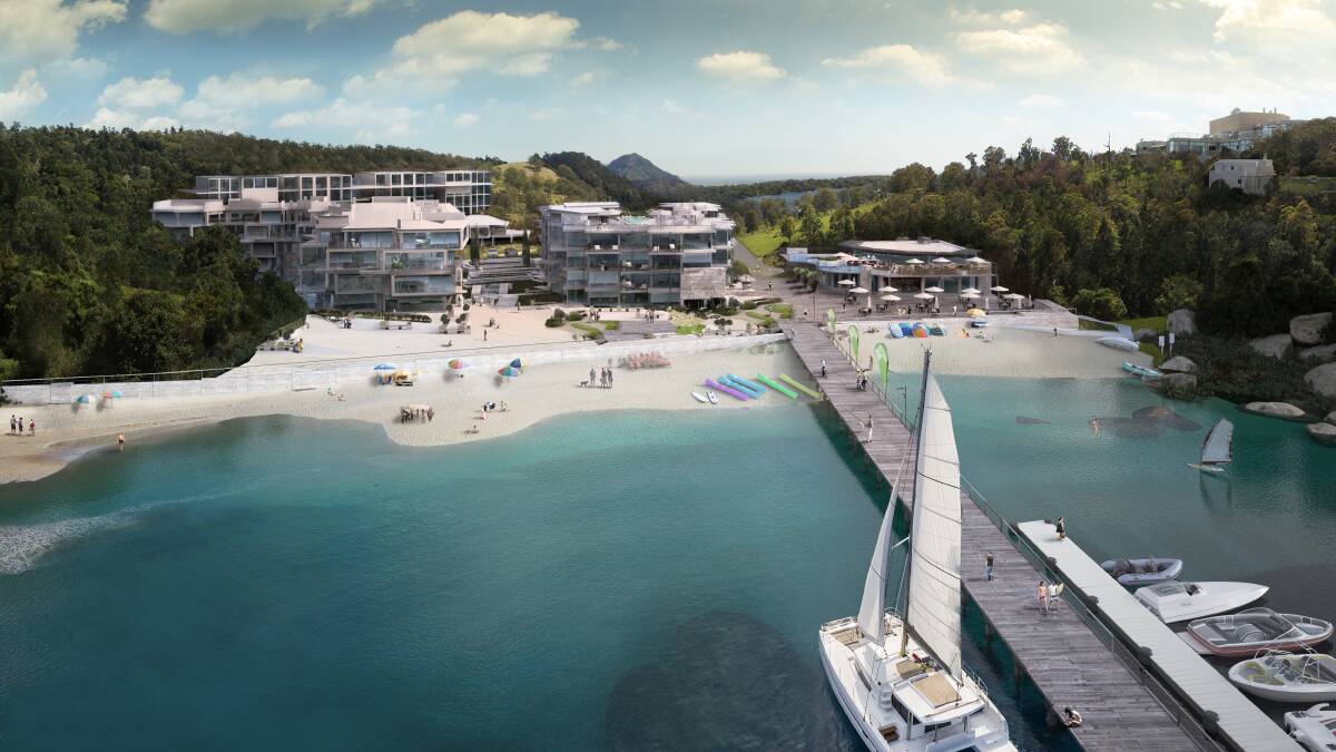 Artist's impression of the proposed Eden Cattle Bay Marina