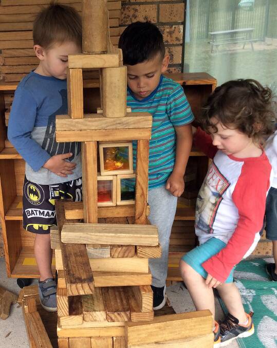 HIGH QUALITY CARE: Jarrah, Jacob and Louie are among the children receiving a great start to their education at the Eden Child Care Centre.