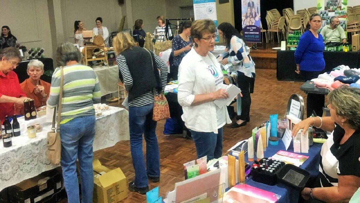 The entrepreneurs night hosted by the Whale Festival committee was a hive of activity last week as local home-based businesses showcased their wares.