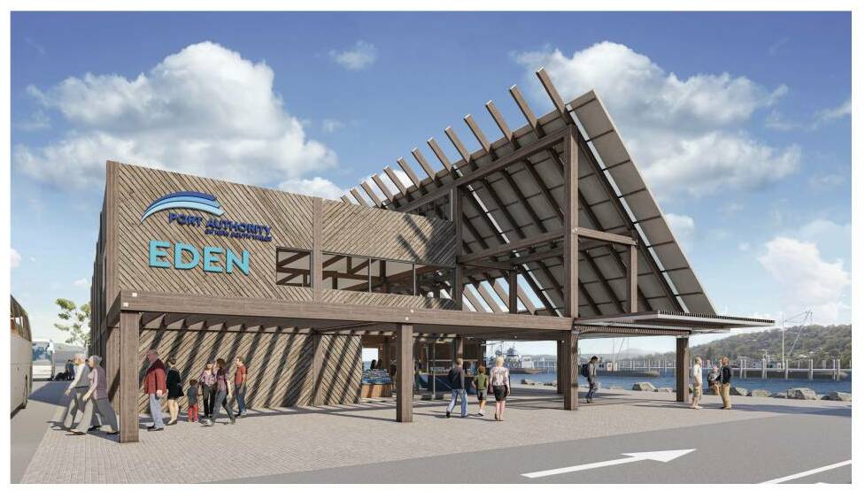  A concept design of the Eden Welcome Centre by Cox Architecture.