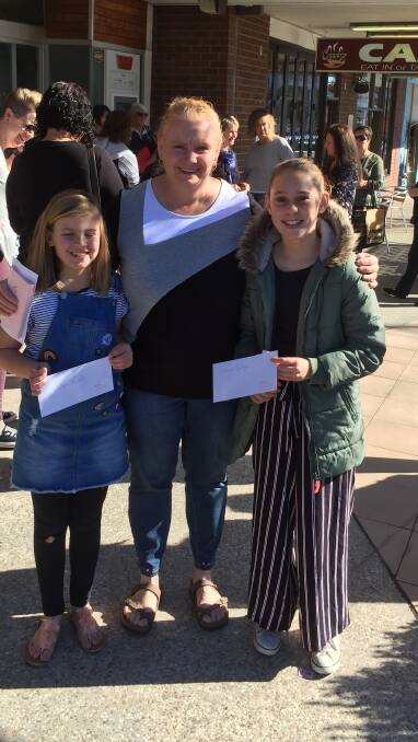 Eden Cash Mob voucher winners Sophie-Ella, Nicole and Chelsea did their shopping thanks to Eden Realty. Chit Chat, Page 15