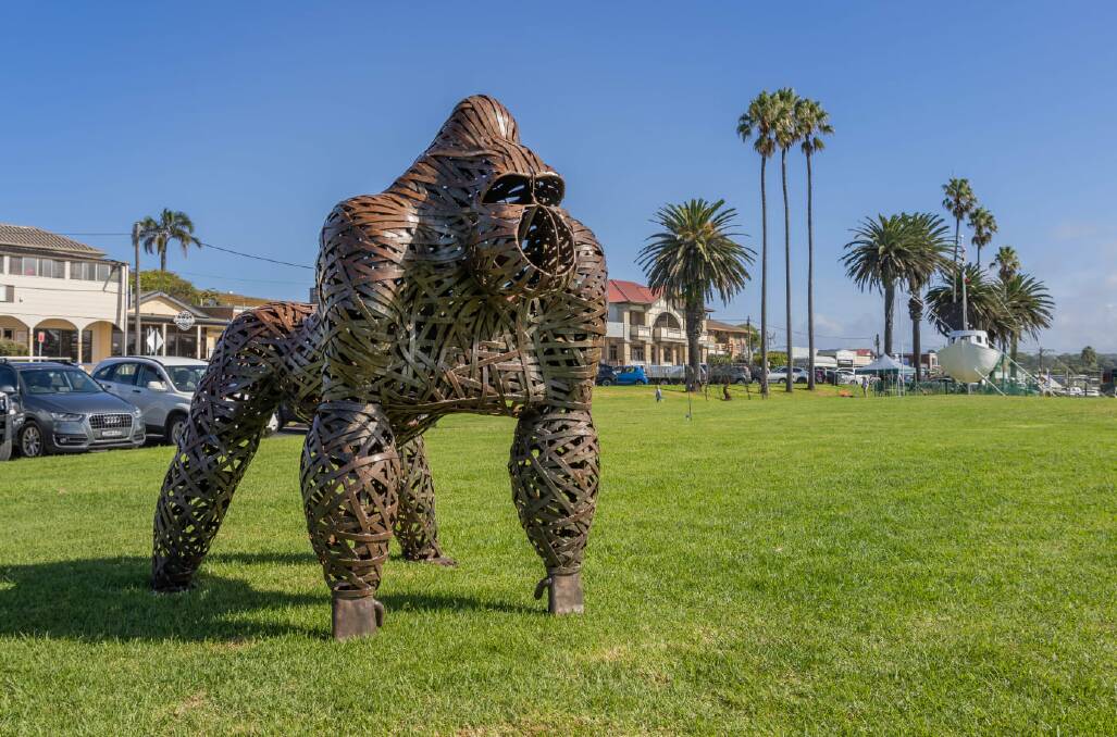 'Bwindi' by Sam Anderson at Sculpture Bermagui 2022. Picture supplied