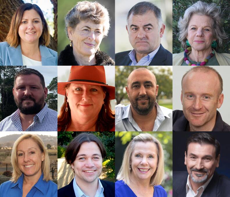 CHOICES: The 12 candidates vying for the Eden-Monaro electorate expected to be confirmed later today on the ballot for the July 4 byelection.