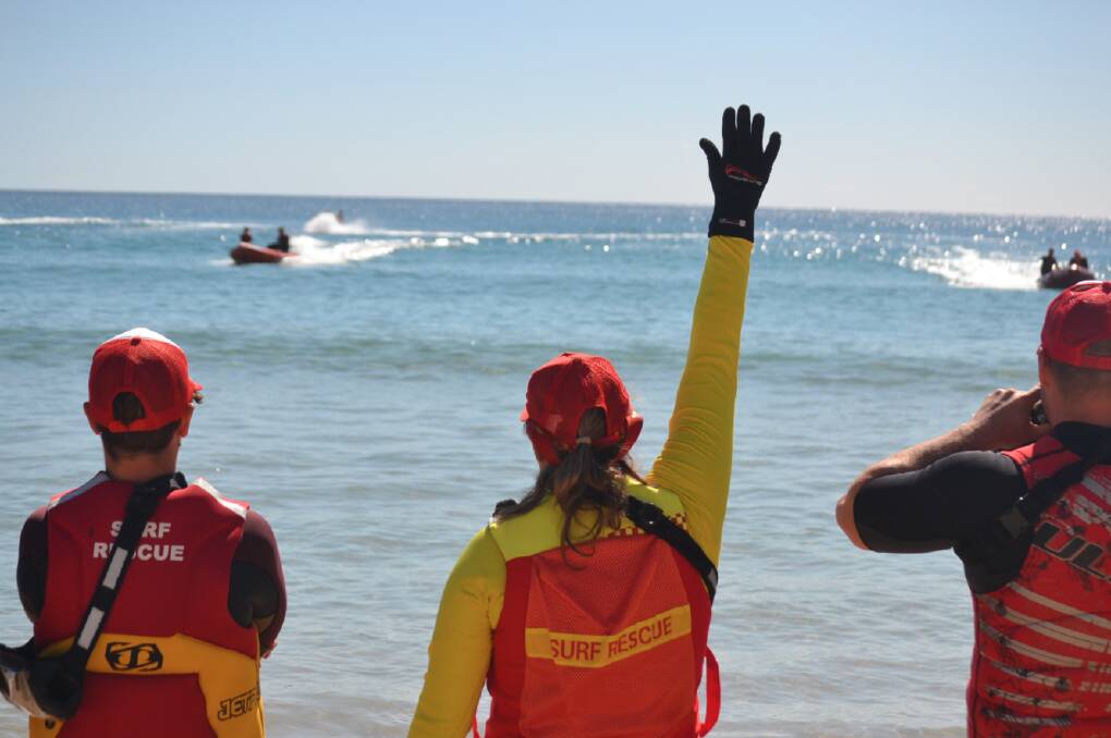 Lifesavers of the Far South Coast at a power craft training weekend with facilitators from Sydney. 