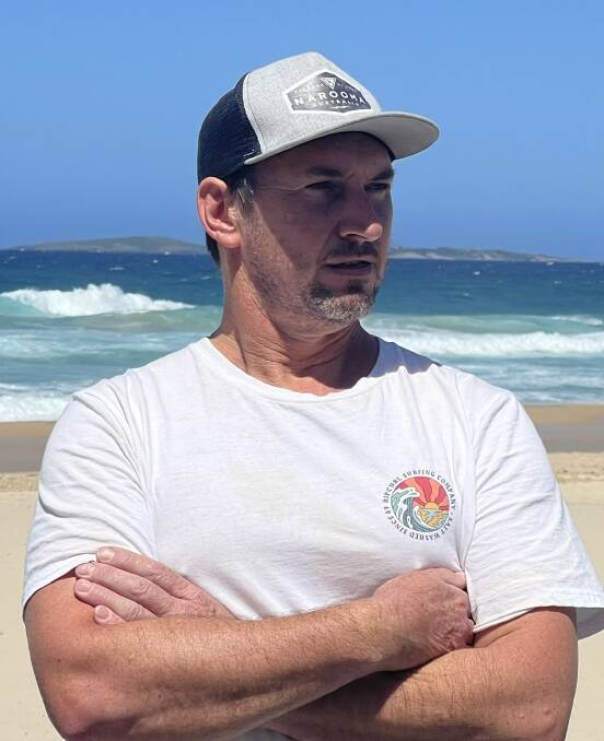 The swell has increased along the South Coast and Narooma surfer Richard Whitty is worried people could drown when swimming at risky beaches. 