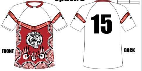 Indigenous round jerseys concept image. 