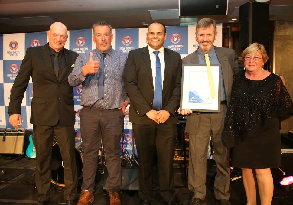 Tathra, Bermagui and Pambula SLSC's Call Out Teams named Services Team of the Year at last year's Surf Life Saving NSW Awards of Excellence. Picture: Surf Life Saving NSW Facebook. 