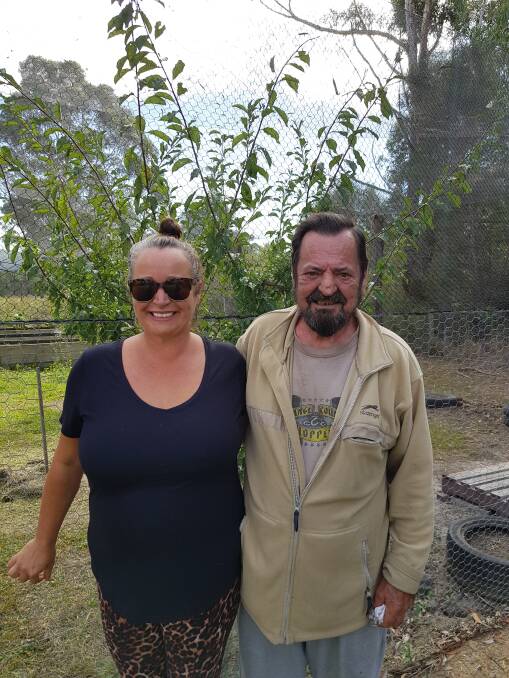 Uncle Wayne Cartwright, Elder, volunteer and director of Twofold Aboriginal Corporation and Chloe West, Cook at Twofold Aboriginal Corporation are excited to see the bush tucker garden project start at Jigamy.