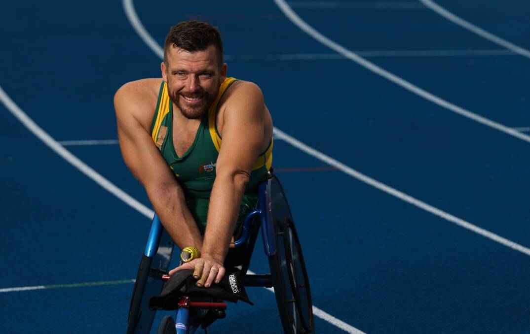 NEW ROLE: He was a star of the Australian Paralympic team for many Games, but come Tokyo Kurt Fearnley will be calling the action instead of competing.