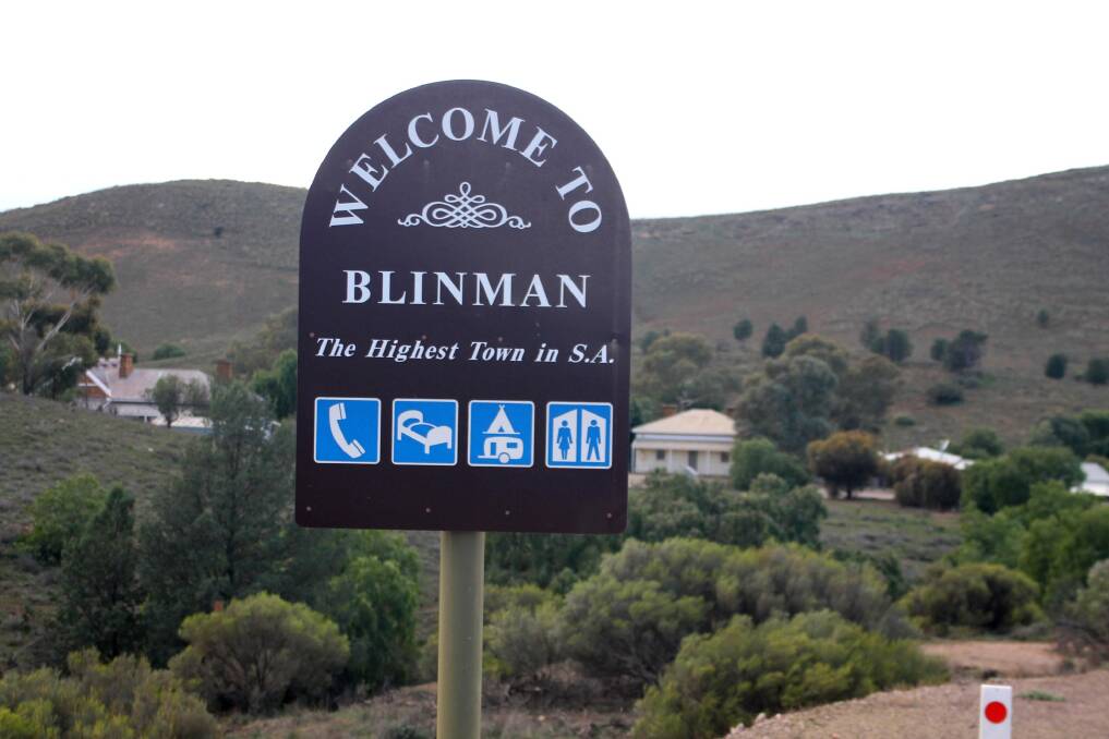 Blinman … proudly declaring itself South Australia’s highest town,