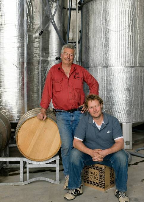 JUMPING SHIP: Otto and Michael Dal Zotto are looking into other options to access the interest for their winery, after the NBN’s Sky Muster satellite service kept dropping out.