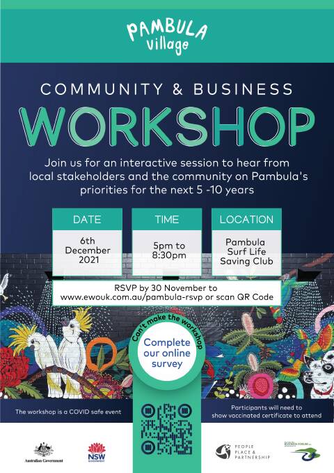 Pambula is holding a business and community town summit.