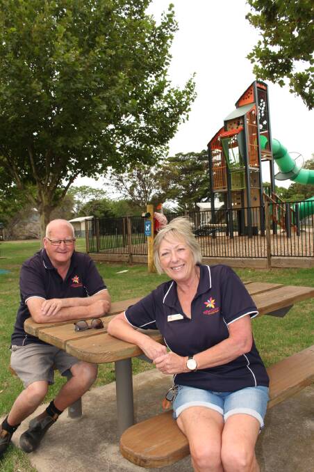 WISHING YOU WERE HERE: Reflections Holiday Park managers Robyn and John Kidd are ready to welcome back their regular visitors.