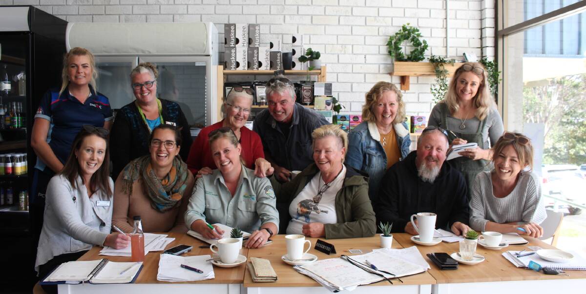 The organising committee and representatives of many of the services that will be attending met at Offshoot on Wednesday morning to finalise plans for the family fun day. Photo: Denise Dion.