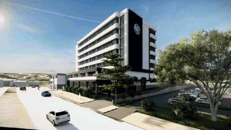 An artist's impression of the proposed conferencing hotel at Club Sapphire. Picture supplied