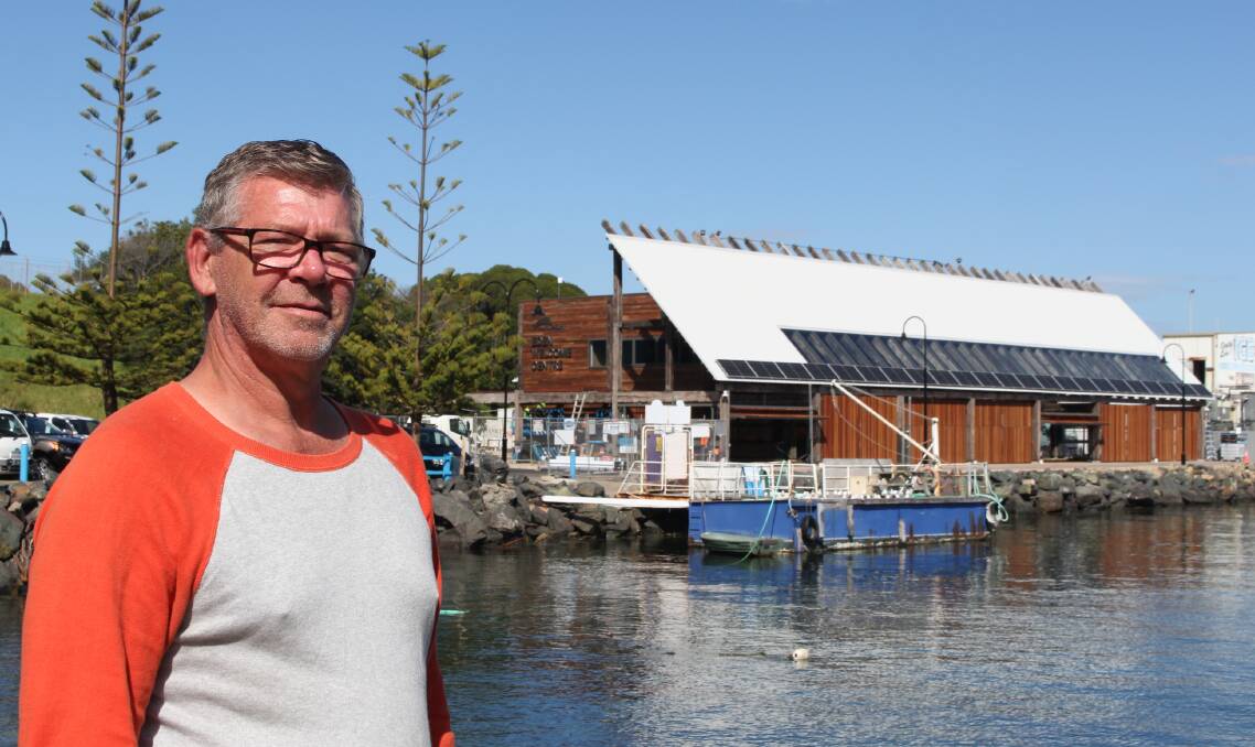 LOOKING FORWARD: President of Eden Chamber of Commerce Eric Wolske says the opening of the Welcome Centre will be positive for the wharf precinct. Photo: Denise Dion.