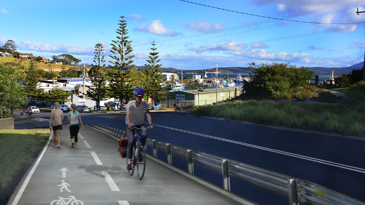 There will be a shared path on the eastern side of Albert Terrace.