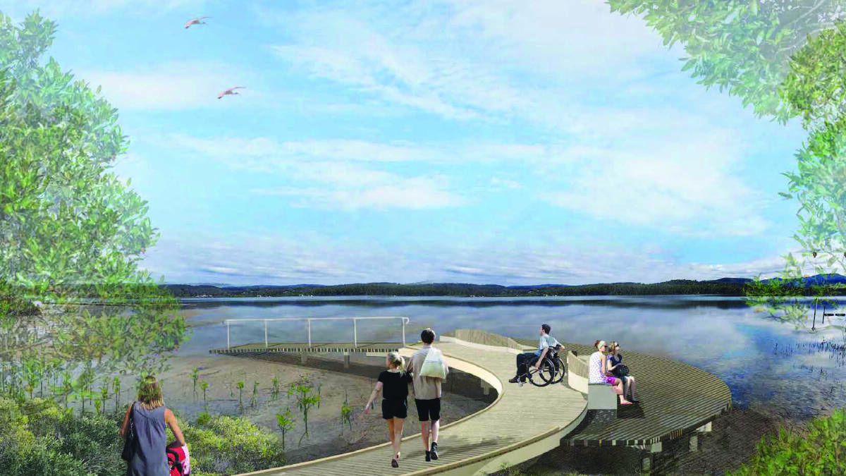 Concept design developed for Merimbula Boardwalk renewal
