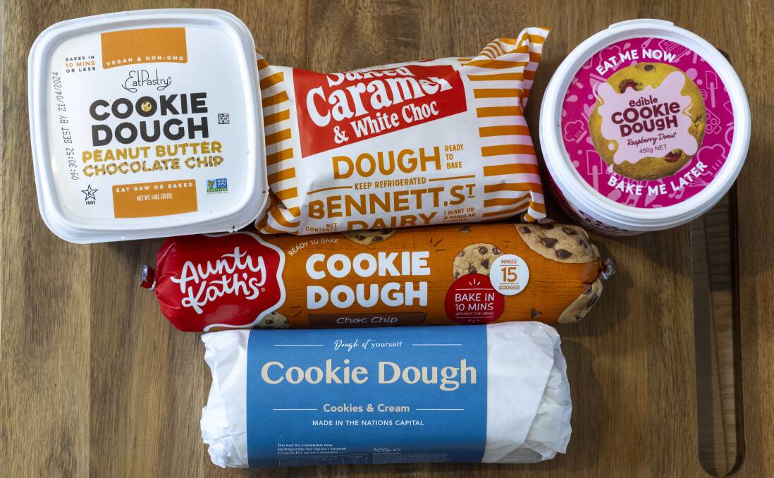 We taste-tested five different brands of cookie dough. Picture by Gary Ramage