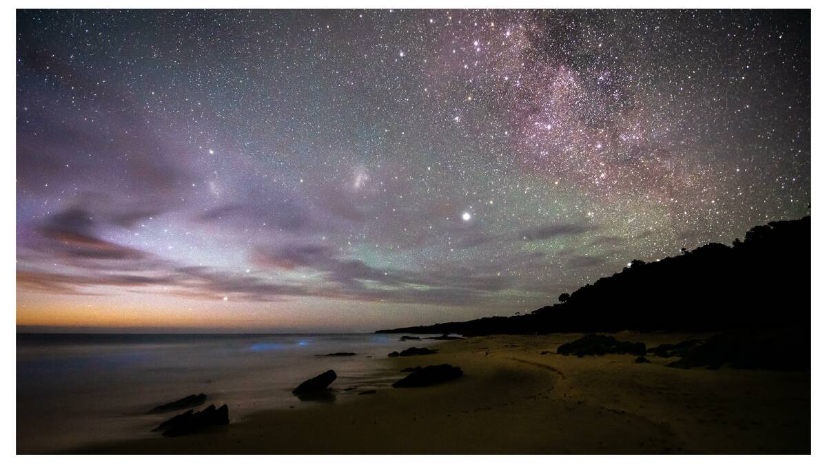 One of Ben Jackman's nightscape images captured in Mallacoota. 