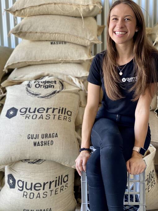 South Coast Donations Logistics Team coordinator and Guerrilla Roasters' Aymee Wise. Picture: Supplied 