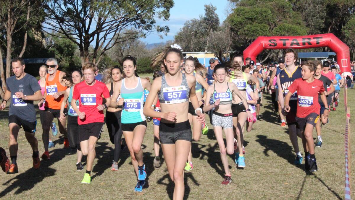 READY, GET SET, GO: A large group of runners take off at last year's Merimbula Fun Run. This year's event will be held on Sunday, starting from Beach St in Merimbula. 