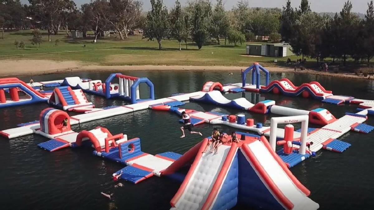 An aqua park like this could be coming to Merimbula. Picture: Supplied 