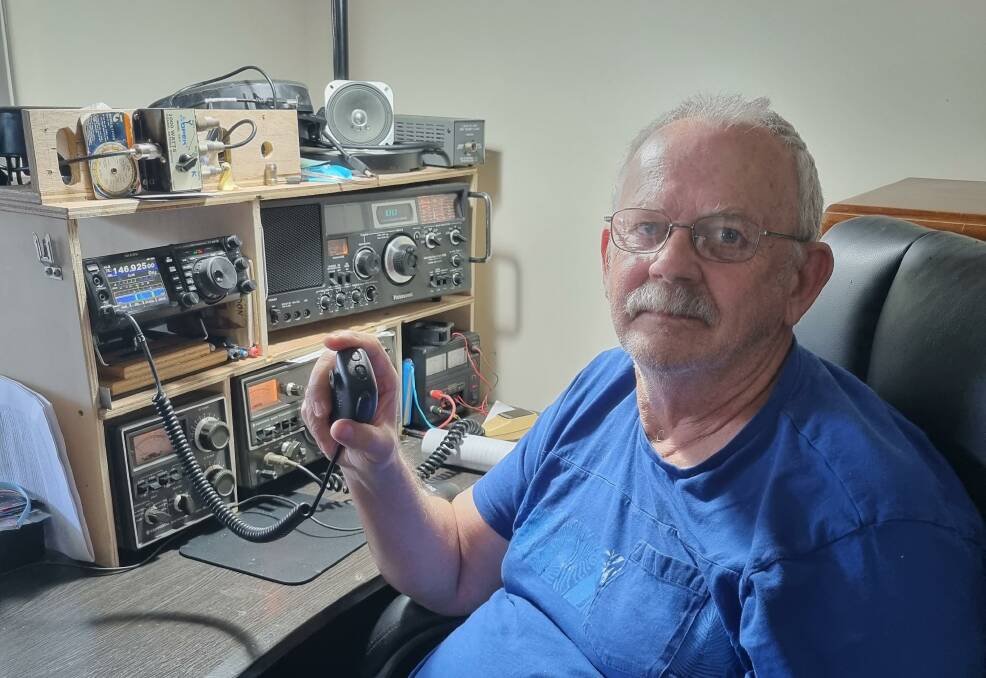 OLD SCHOOL: Forget about Zoom or Facebook, ham radio is Jeff Lord's preferred means of communication. 